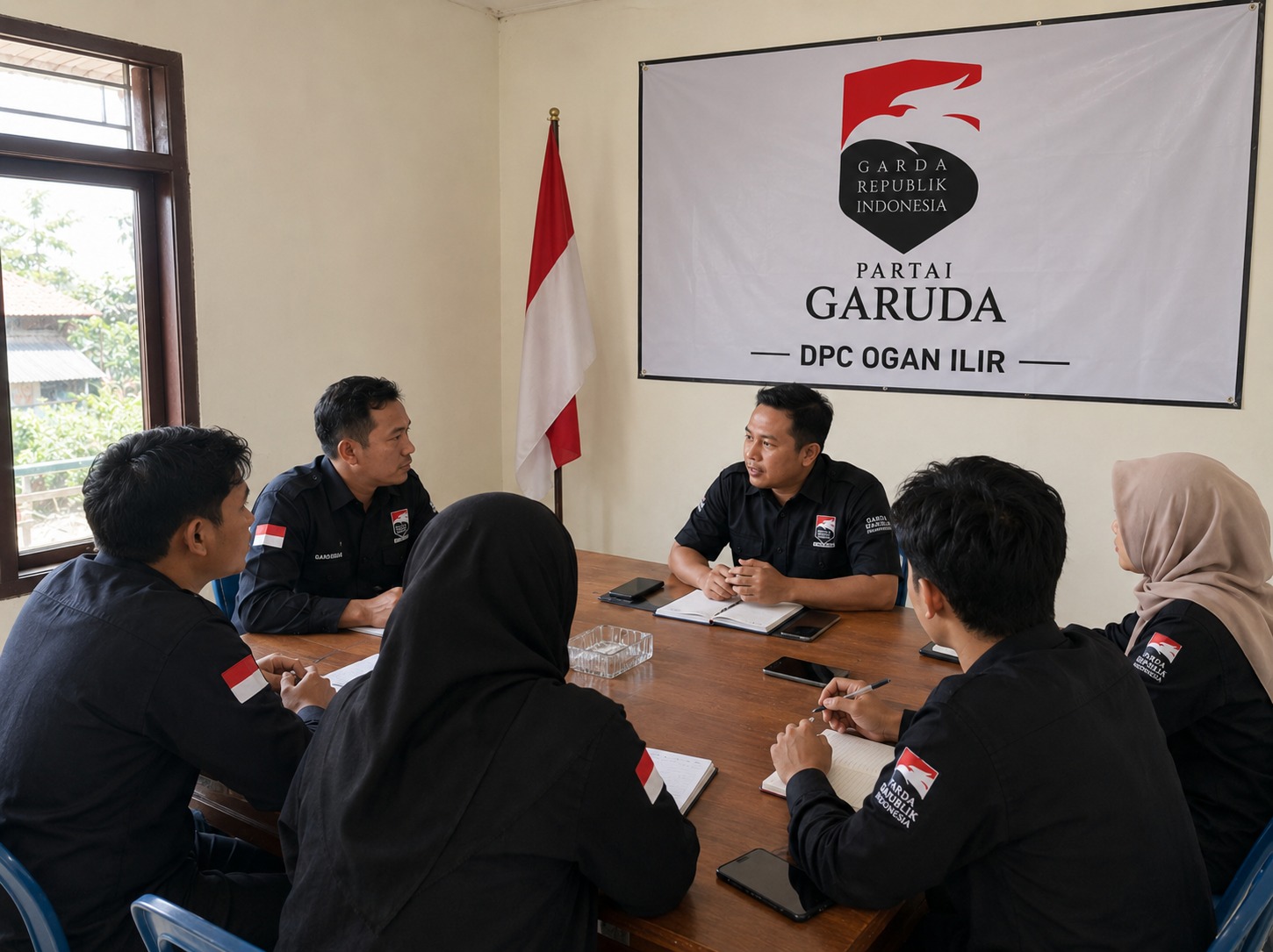 Perkuat Basis Politik di Bumi Caram Seguguk, DPC. Partai Garuda Ogan Ilir Siap Rangkul Seluruh Lapisan Masyarakat